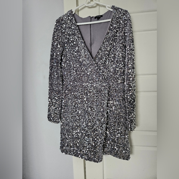 H&M Sequened Midi Dress - Picture 1 of 4